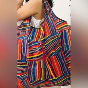 Foldable Reusable Nylon Grocery Tote Throw it into your purse. holds a Ton!